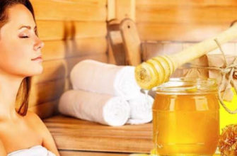 Применение меда в бане